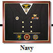 Navy Display Case