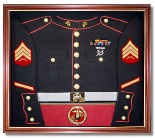 Marines Display Cases