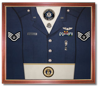 Air Force Awards Display Case Shadow Box