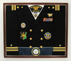 Navy Officer Display Case Shadow Box